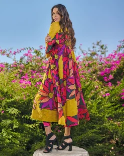 Women Alembika Plus<Saffron Shirt Dress, Bouquet
