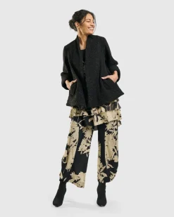 Women Alembika Jackets<Sagittarius A-Line Jacket, Charcoal