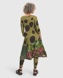 Women Alembika Plus<Sara Swing Dress, Olive