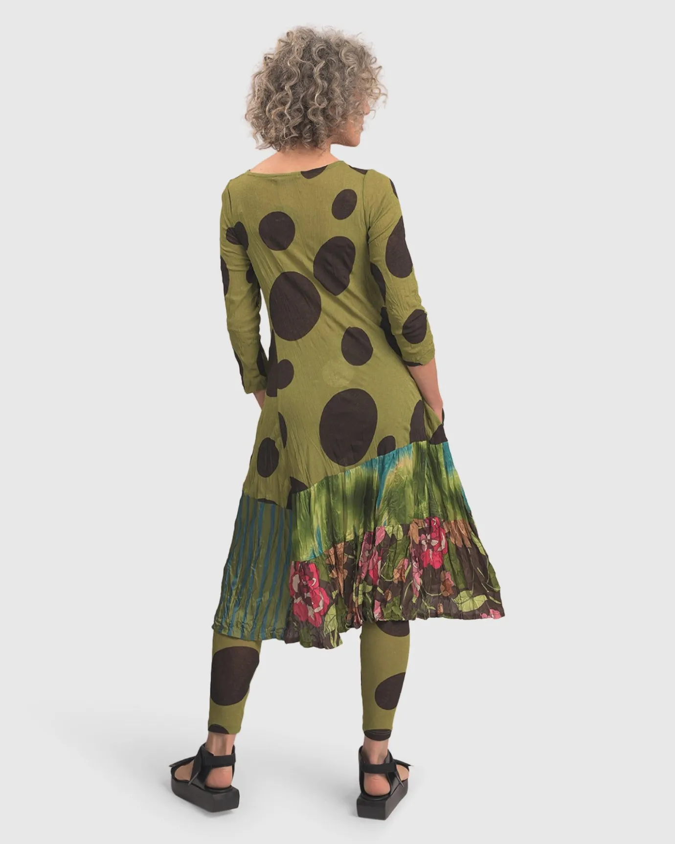 Women Alembika Plus<Sara Swing Dress, Olive