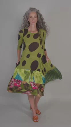 Women Alembika Dresses<Sara Swing Dress, Olive