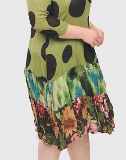 Women Alembika Dresses<Sara Swing Dress, Olive