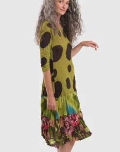 Women Alembika Dresses<Sara Swing Dress, Olive