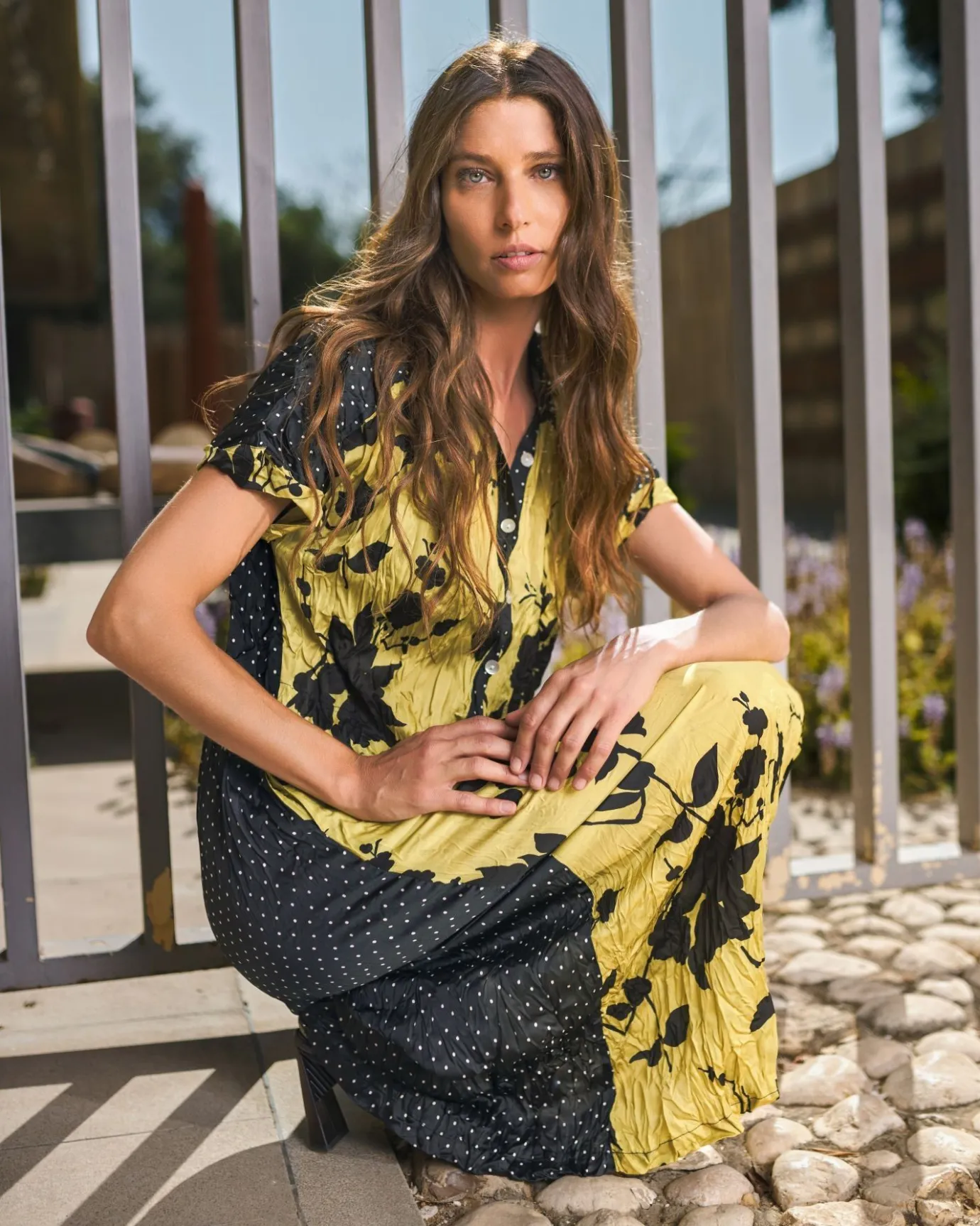 Women Alembika Plus<Sbagliato Button Down Dress, Mix