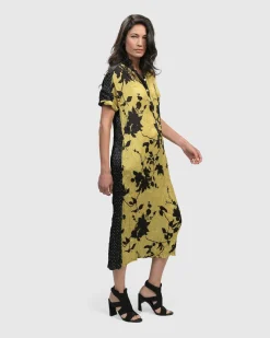 Women Alembika Plus<Sbagliato Button Down Dress, Mix