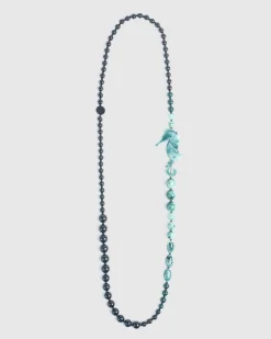 Women Alembika Jewelry<Seahorse Bead Necklace, Sea Green
