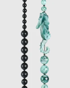 Women Alembika Jewelry<Seahorse Bead Necklace, Sea Green