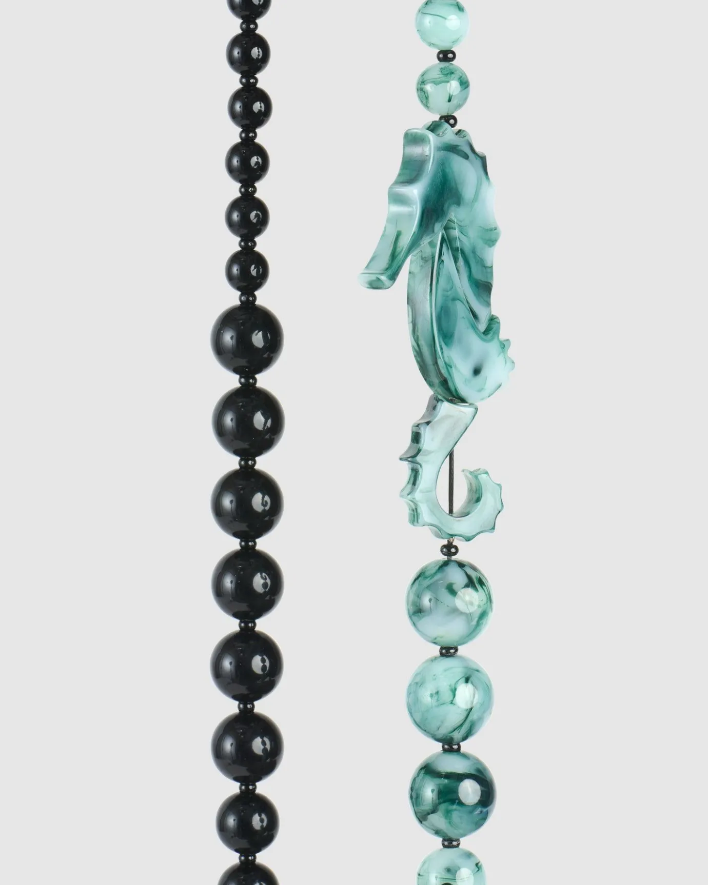 Women Alembika Jewelry<Seahorse Bead Necklace, Sea Green