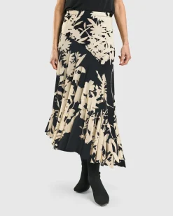 Women Alembika Pants & Skirts<Secret Garden Swing Skirt, Floral