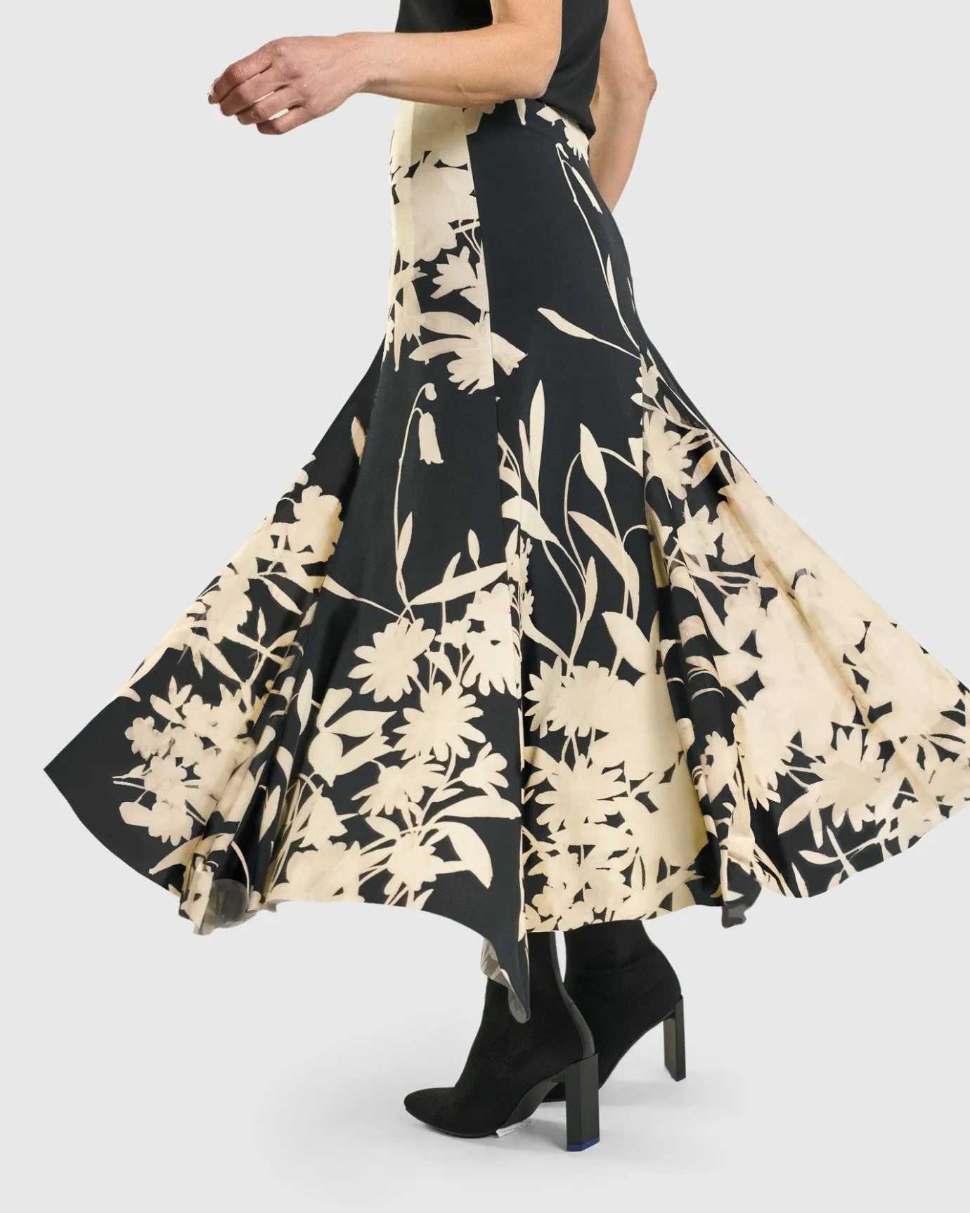 Women Alembika Pants & Skirts<Secret Garden Swing Skirt, Floral