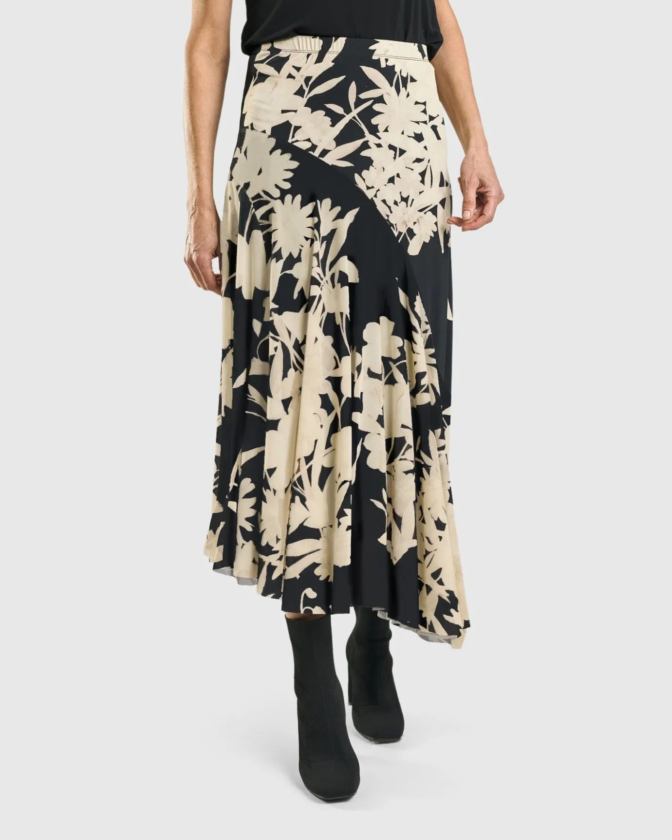 Women Alembika Pants & Skirts<Secret Garden Swing Skirt, Floral