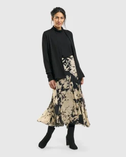 Women Alembika Pants & Skirts<Secret Garden Swing Skirt, Floral