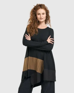 Women Alembika Plus<Sequoia Swing Tunic Top, Coffee