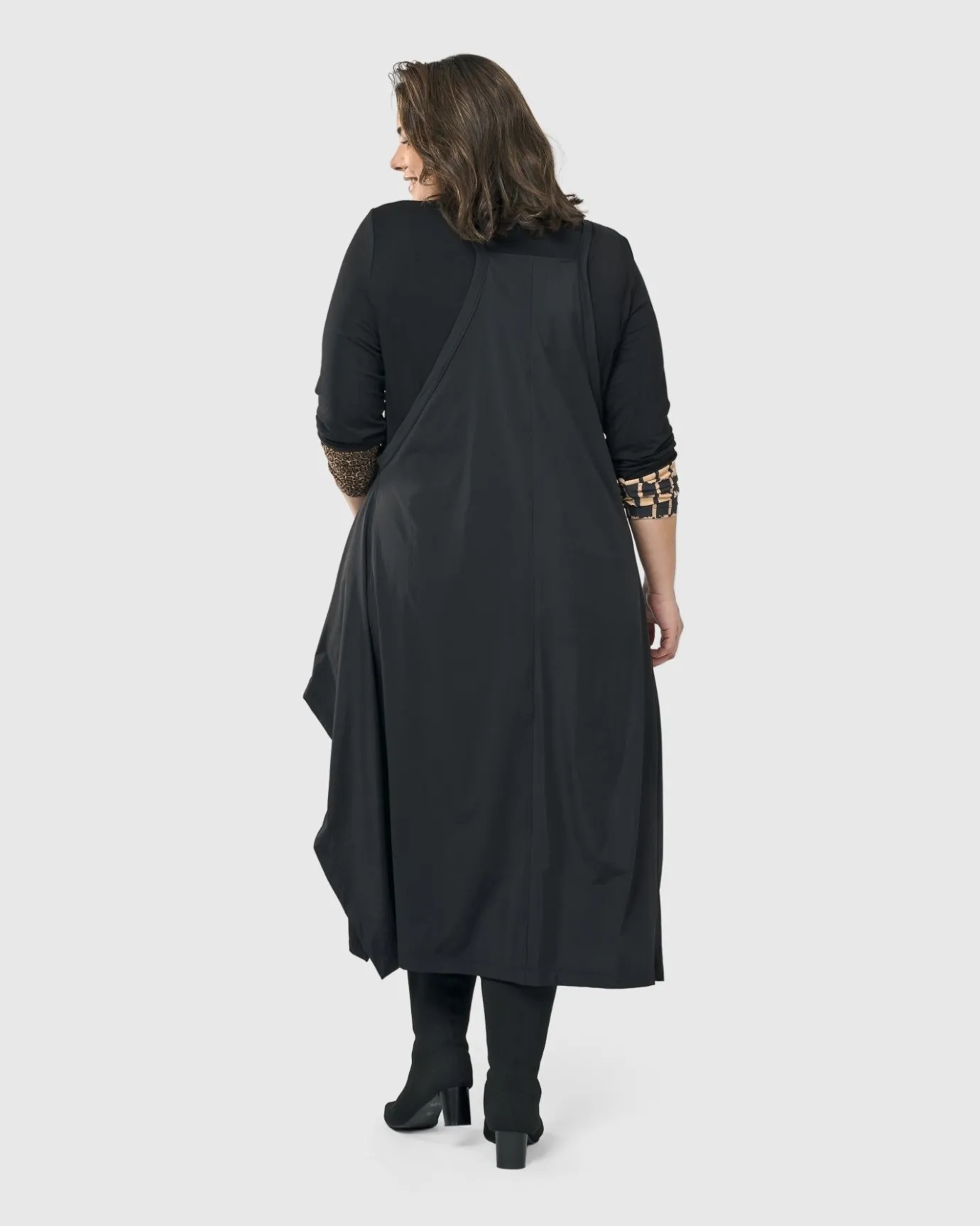 Women Alembika Plus<Shelley Apron Dress, Black