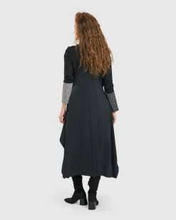 Women Alembika Plus<Shelley Apron Dress, Black