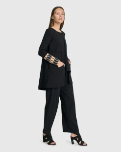 Women Alembika Jackets<Shelley Apron Top, Black