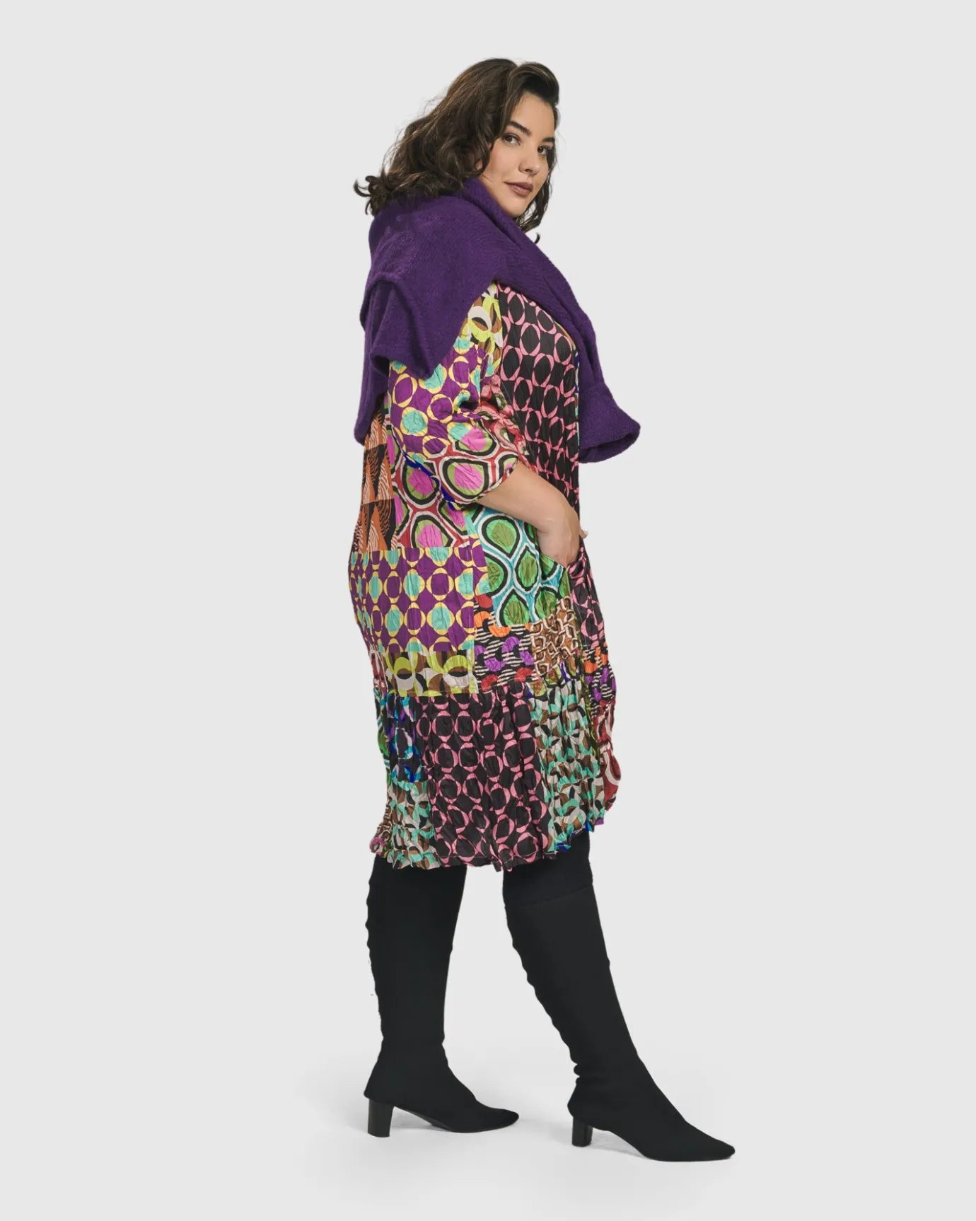 Women Alembika Sweaters & Cardigans<Siesta Oversized Sweater, Purple