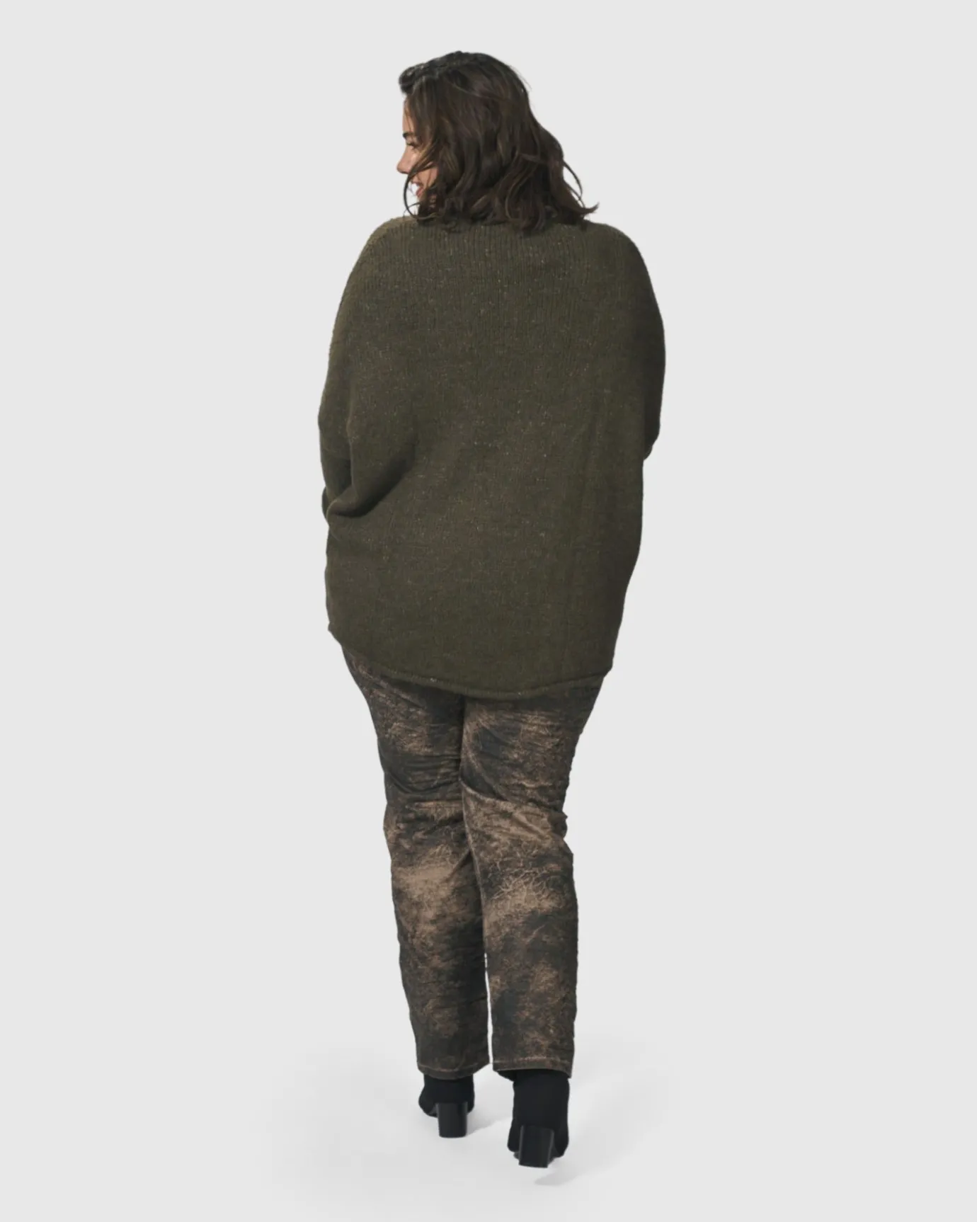 Women Alembika Sweaters & Cardigans<Siesta Oversized Sweater, Taupe