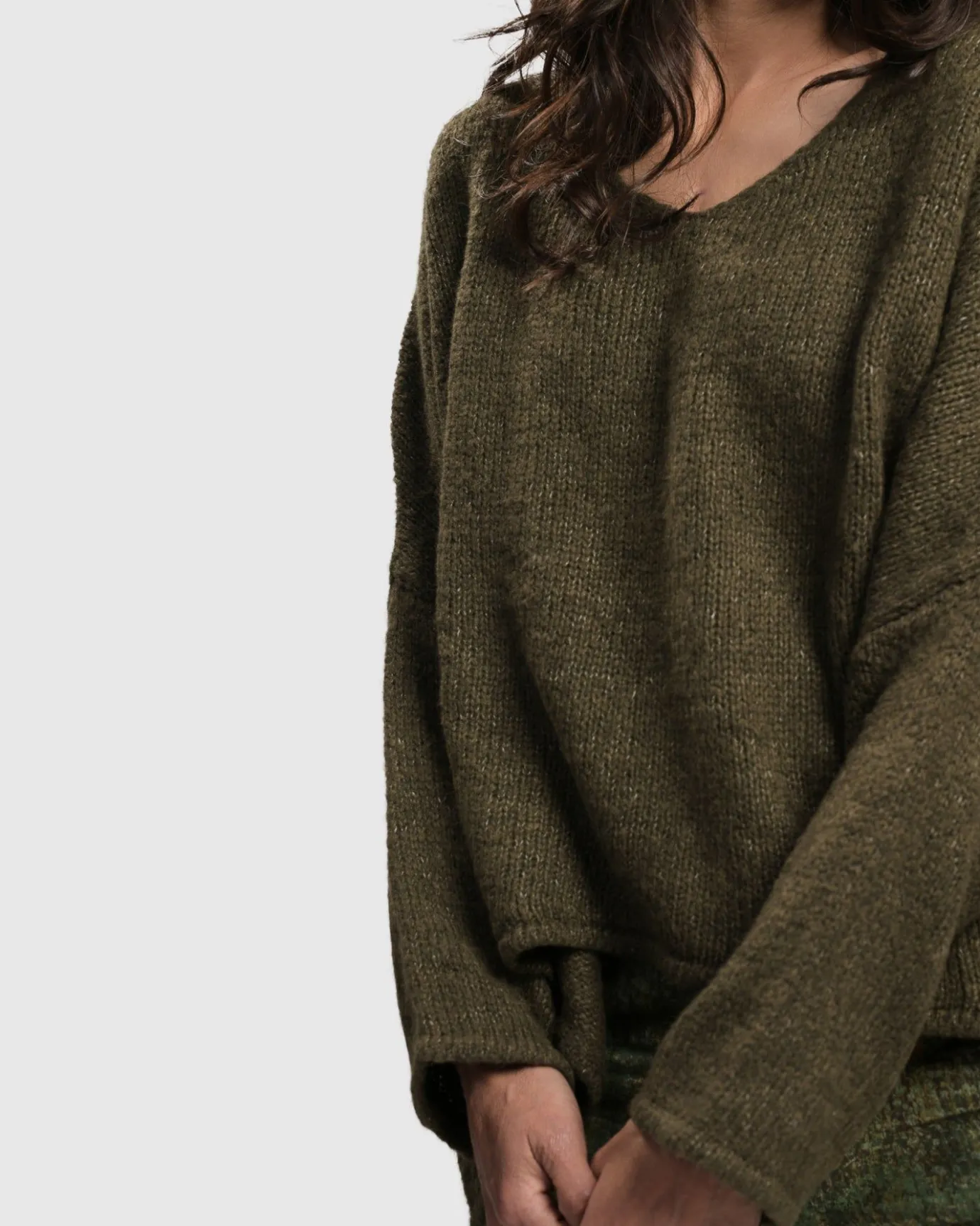 Women Alembika Sweaters & Cardigans<Siesta Oversized Sweater, Taupe
