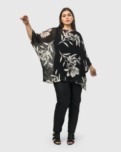 Women Alembika Plus<Sitting Poolside Tunic Top, Floral