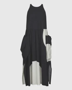 Women Alembika Plus<Sleeveless Maxi Dress, Black