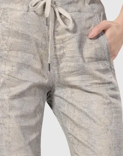 Women Alembika Pants & Skirts<Snake Iconic Stretch Jeans, Ecru