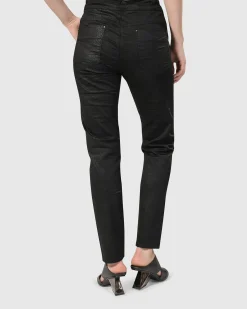 Women Alembika Pants & Skirts<Snake Iconic Stretch Jeans, Black