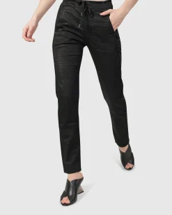 Women Alembika Pants & Skirts<Snake Iconic Stretch Jeans, Black