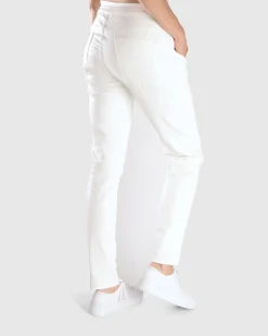 Women Alembika Plus<Snake Iconic Stretch Jeans, White