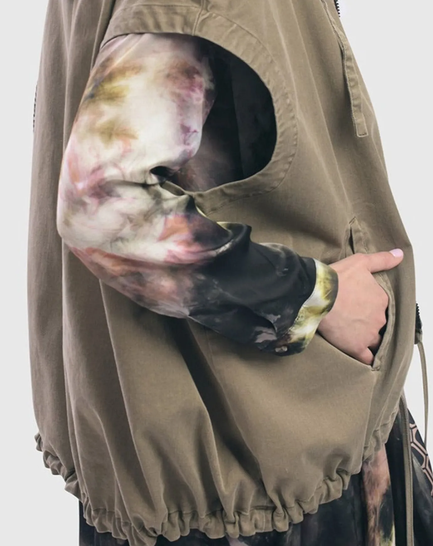 Women Alembika Jackets<Soft Twill Drawstring Vest, Khaki