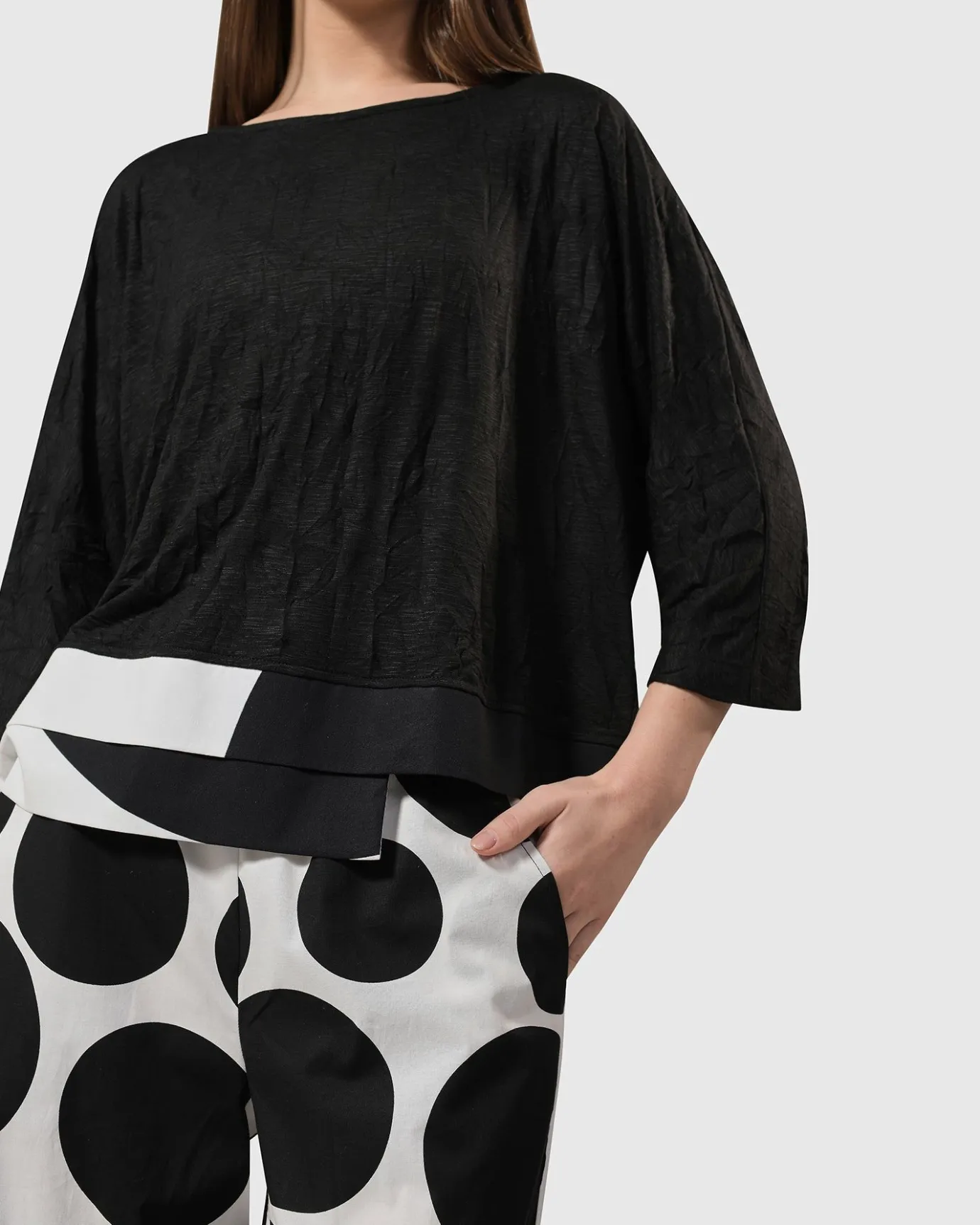 Women Alembika Plus<Solo Cropped Pants, Bubbles