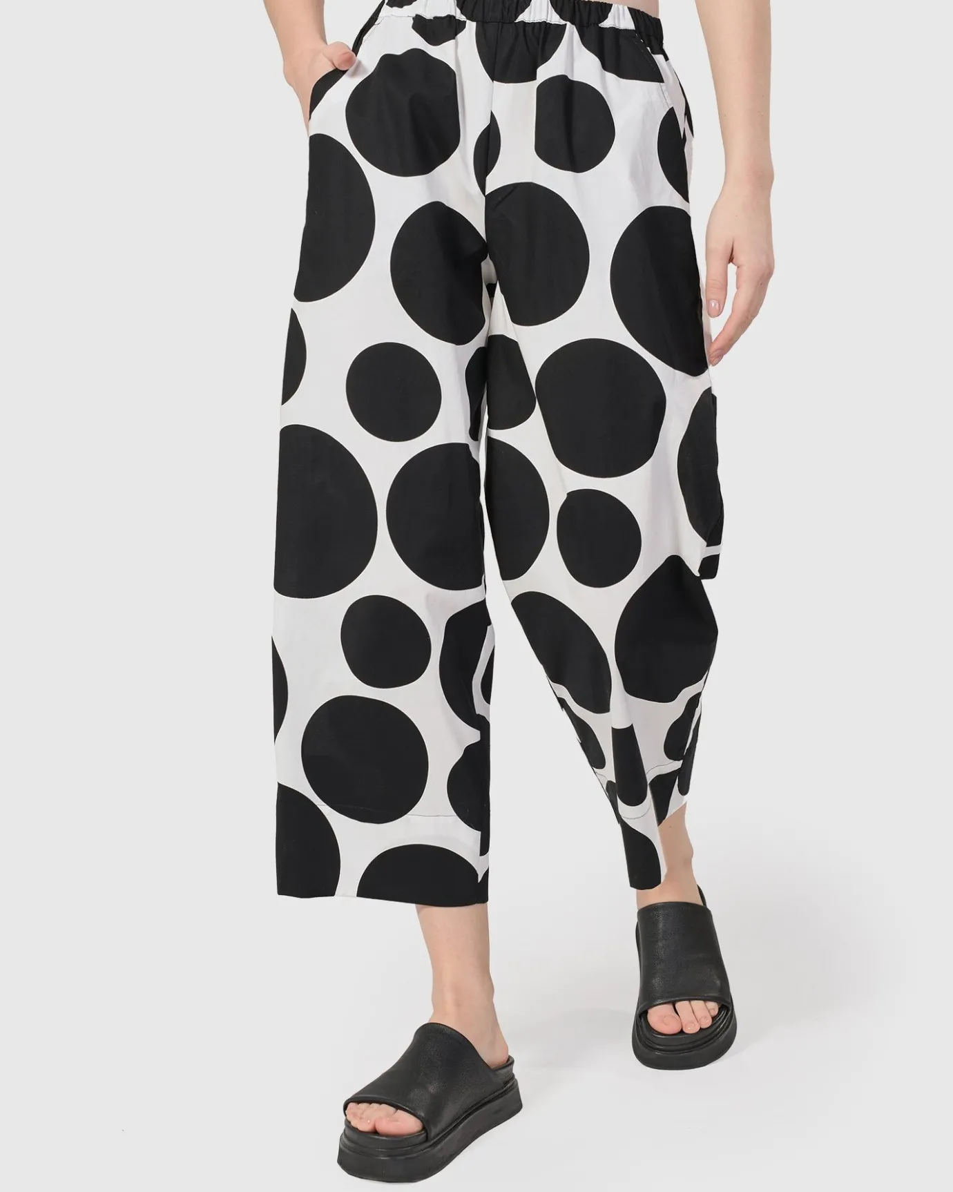 Women Alembika Plus<Solo Cropped Pants, Bubbles
