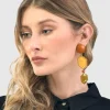 Women Alembika Jewelry<Spice Drop Earrings, Gold Multi