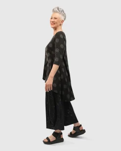 Women Alembika Pants & Skirts<Splatter Punto Pants, Black