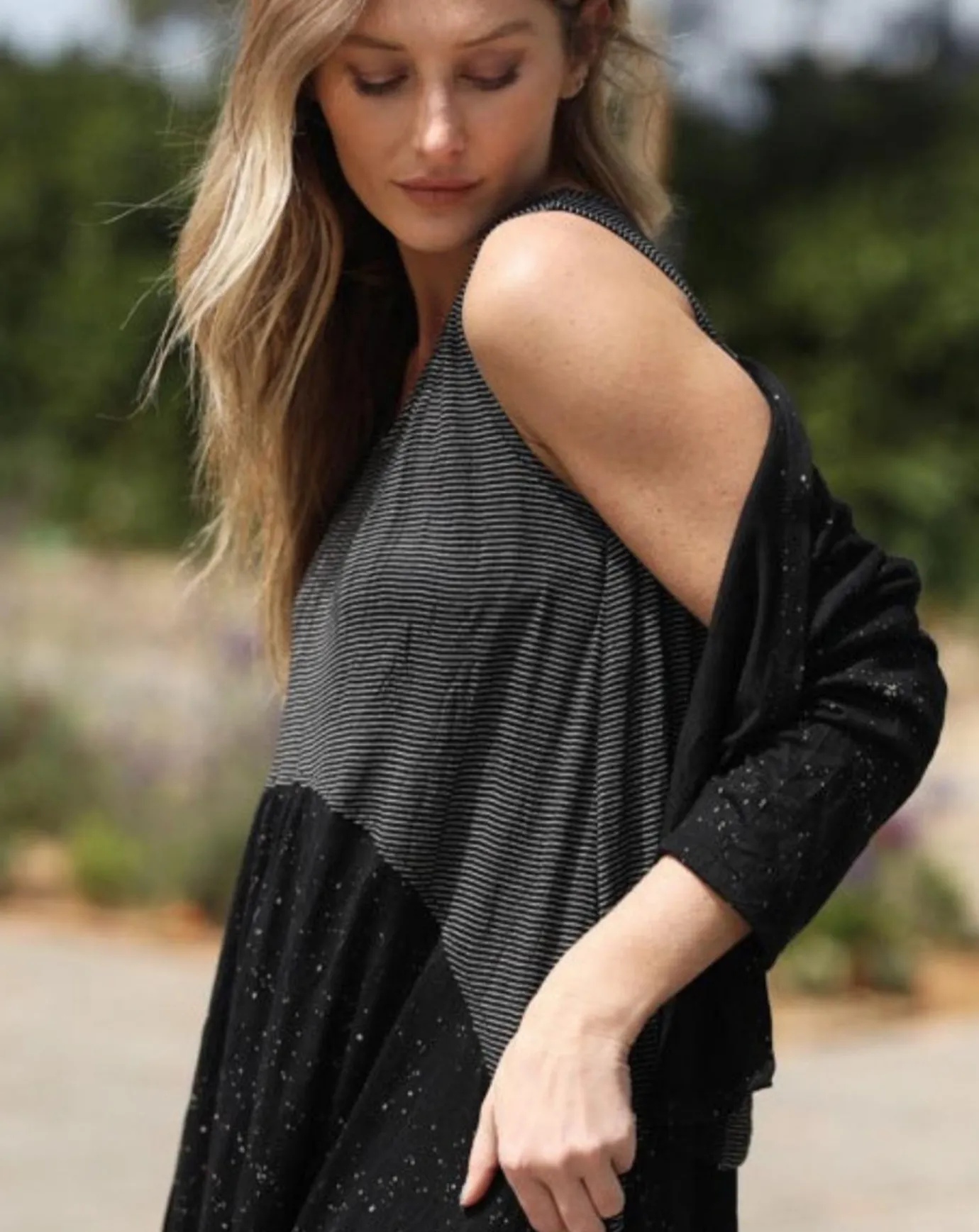 Women Alembika Dresses<Sprinkle Crinkle Tank Dress, Black