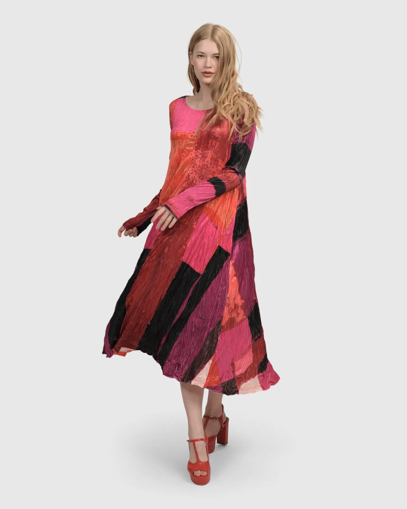 Women Alembika Plus<Sunset Strip Maxi Dress, Magenta