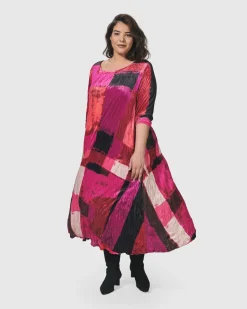 Women Alembika Plus<Sunset Strip Maxi Dress, Magenta