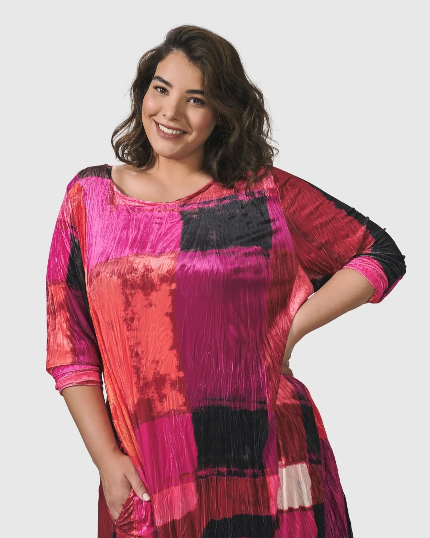 Women Alembika Plus<Sunset Strip Maxi Dress, Magenta
