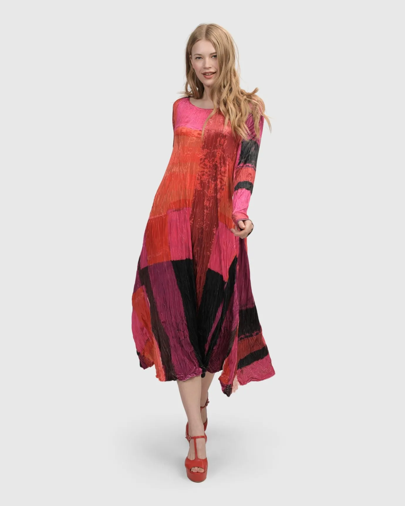 Women Alembika Plus<Sunset Strip Maxi Dress, Magenta
