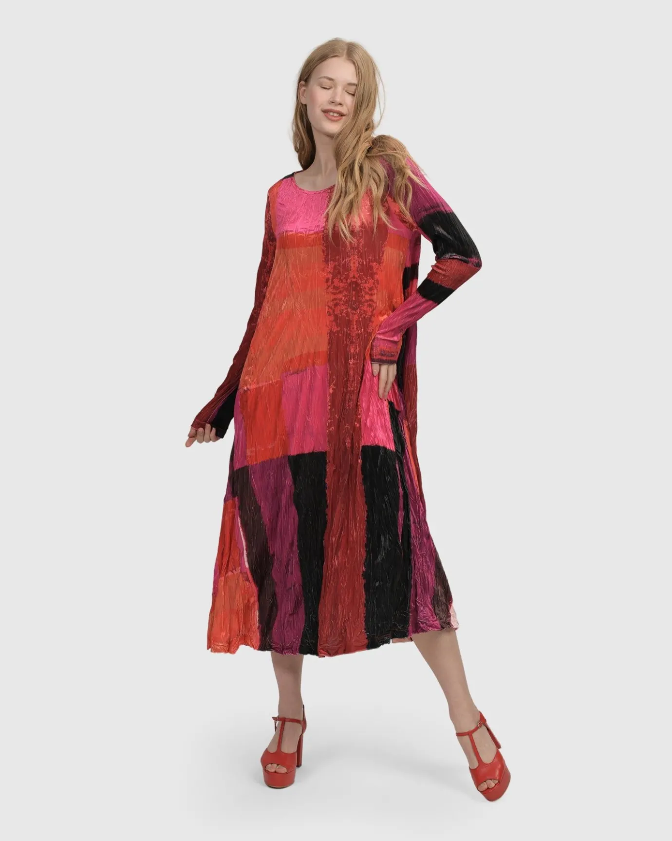 Women Alembika Plus<Sunset Strip Maxi Dress, Magenta
