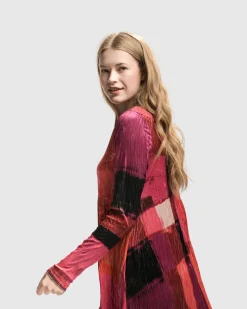 Women Alembika Dresses<Sunset Strip Maxi Dress, Magenta