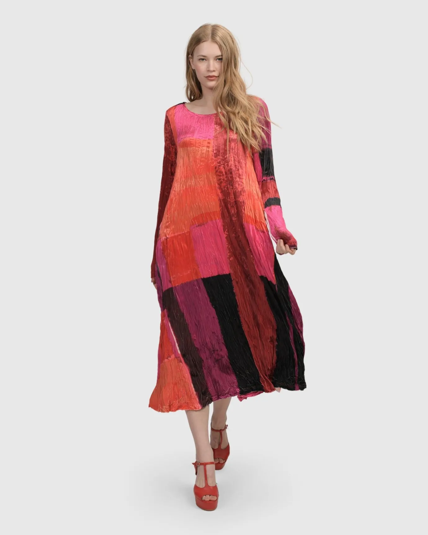 Women Alembika Dresses<Sunset Strip Maxi Dress, Magenta