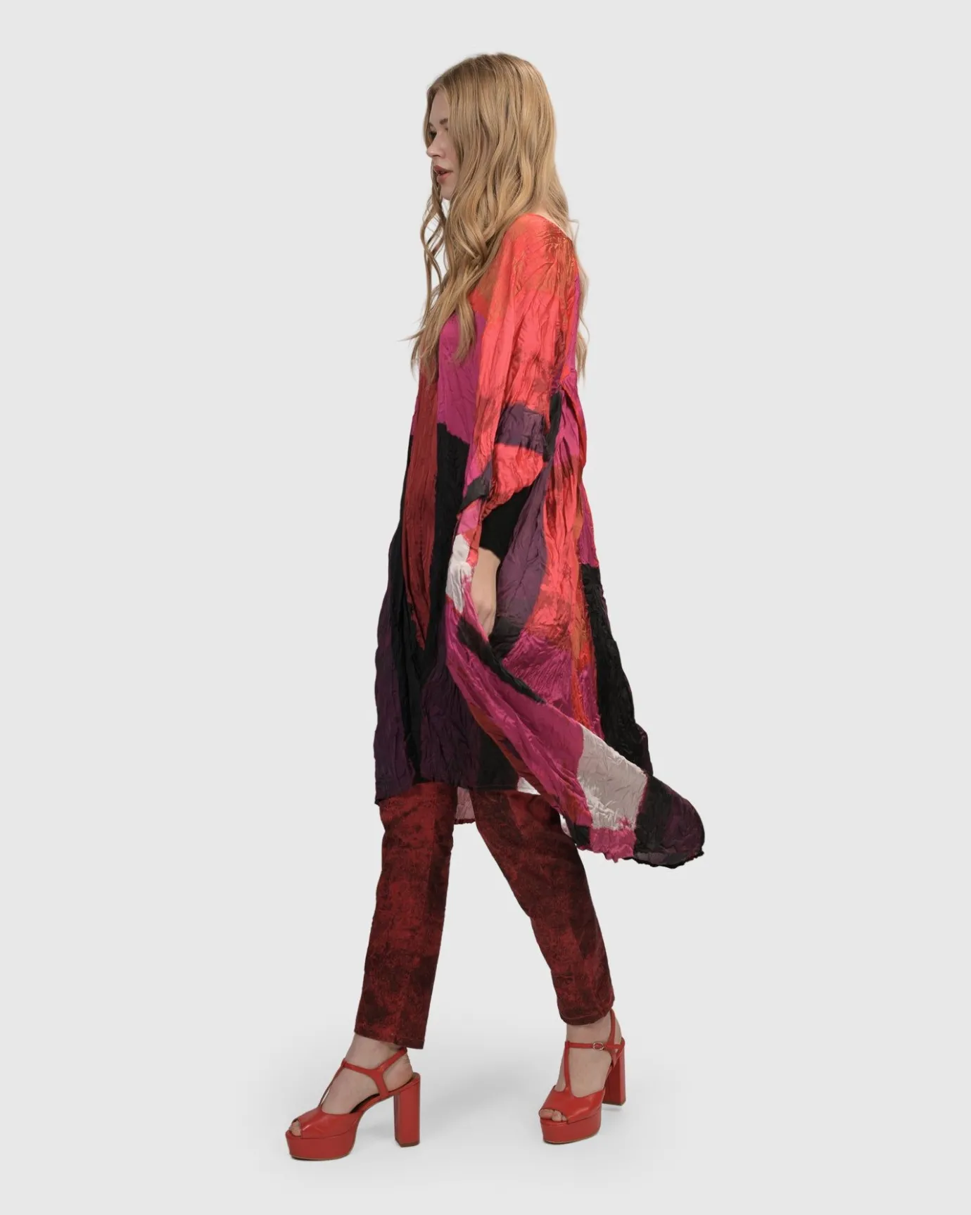 Women Alembika Dresses<Sunset Strip Muumuu Dress, Magenta