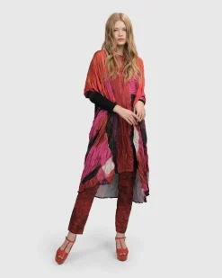 Women Alembika Plus<Sunset Strip Muumuu Dress, Magenta