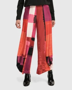 Women Alembika Plus<Sunset Strip Punto Pants, Magenta