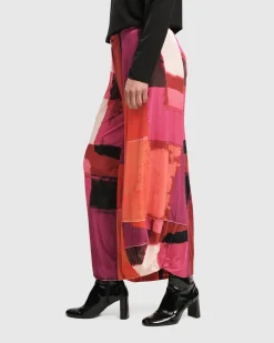 Women Alembika Pants & Skirts<Sunset Strip Punto Pants, Magenta