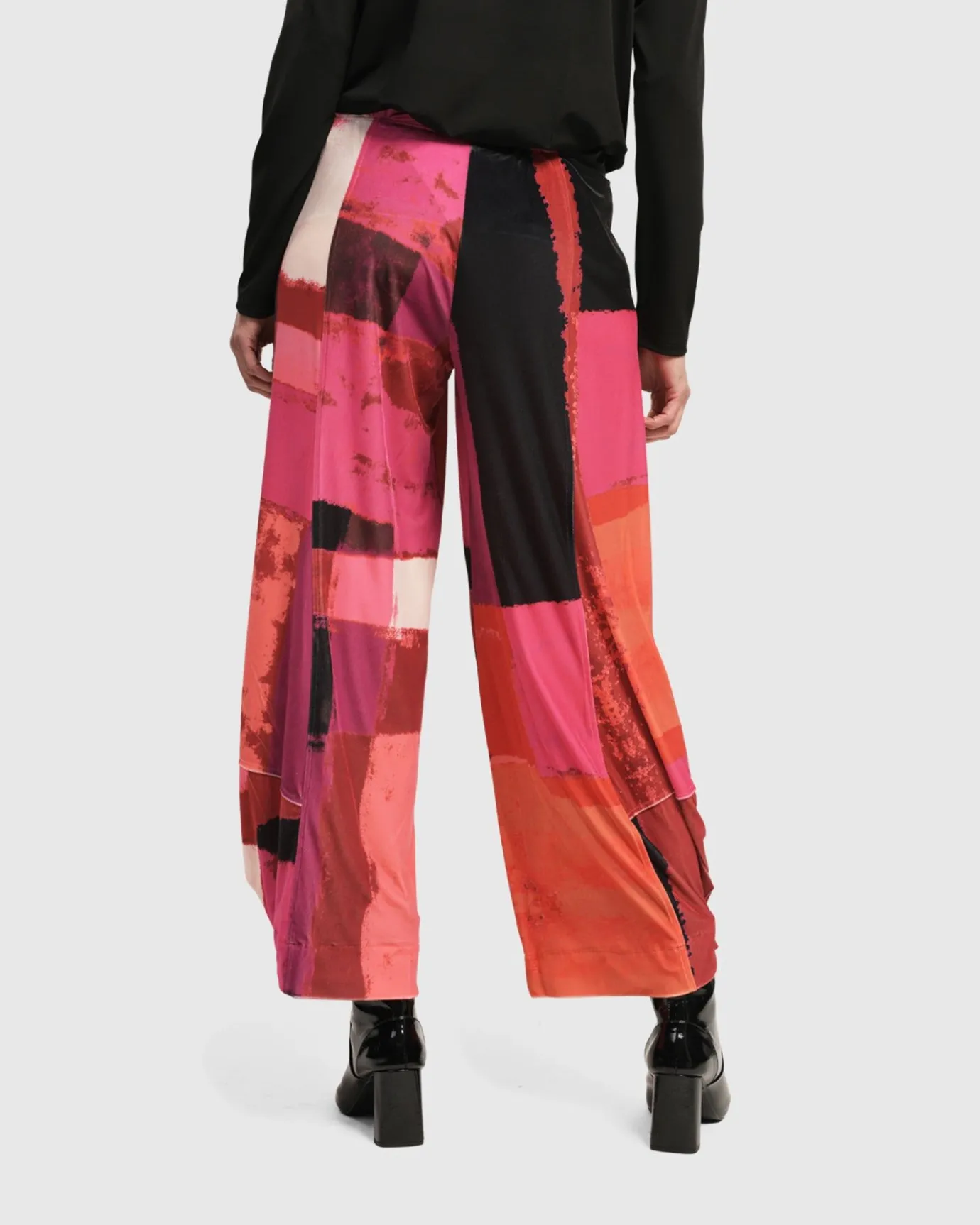 Women Alembika Pants & Skirts<Sunset Strip Punto Pants, Magenta