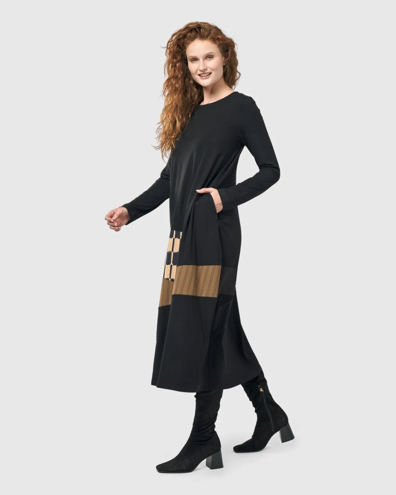 Women Alembika Dresses<Sycamore Cocoon Dress, Coffee