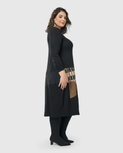 Women Alembika Dresses<Sycamore Cocoon Dress, Coffee
