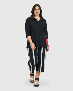 Women Alembika Jackets<Tekbika Adeline Shirt Jacket, Black